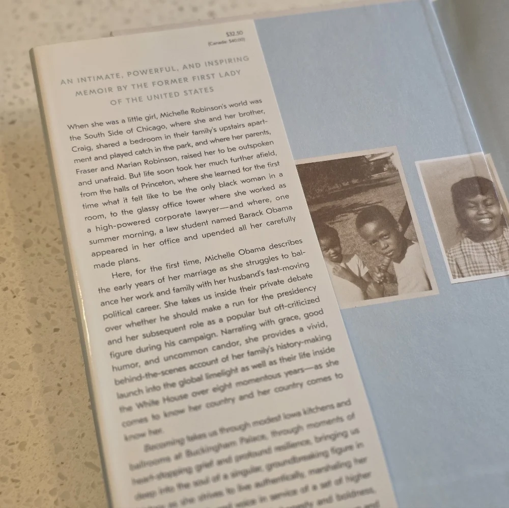 Becoming by Michelle Obama Hardcover Book - Picture 8 of 9